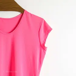 تیشرت ورزشی صورتی جیغ