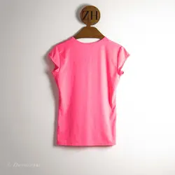 تیشرت ورزشی صورتی جیغ