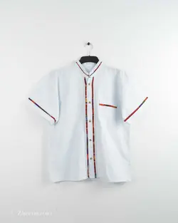 پیراهن هاوایی سفید