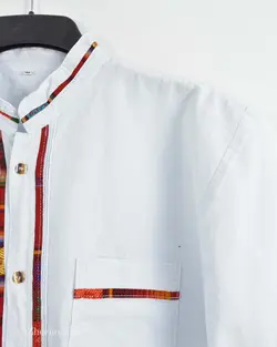 پیراهن هاوایی سفید