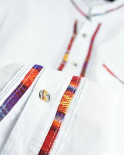 پیراهن هاوایی سفید