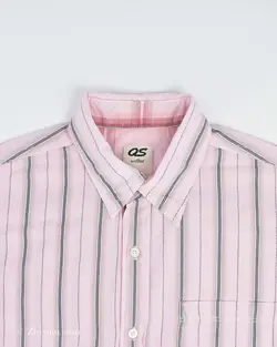 پیراهن نخی آستین کوتاه  QS