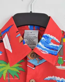 پیراهن هاوایی قرمز