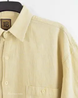 پیراهن لینن آستین کوتاه Brund