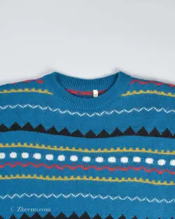 بافت وینتیج آبی