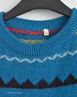 بافت وینتیج آبی