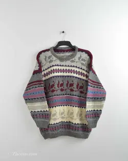 بافت وینتیج طرح برگ