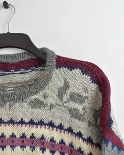 بافت وینتیج طرح برگ