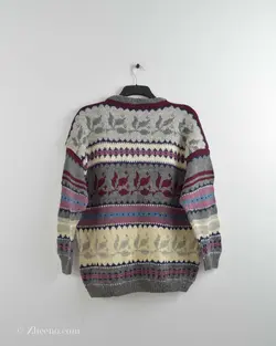 بافت وینتیج طرح برگ