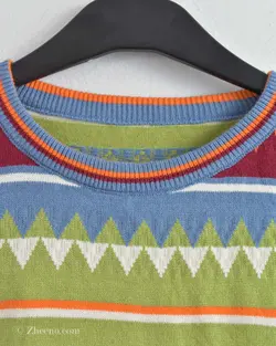 بافت وینتیج رنگارنگ