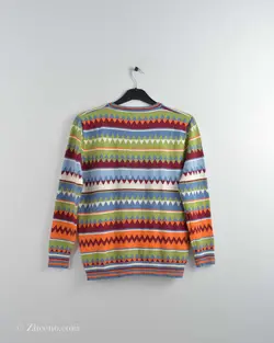 بافت وینتیج رنگارنگ