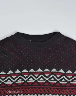 بافت وینتیج زرشکی طوسی