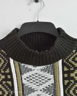 بافت وینتیج طرحدارمشکی