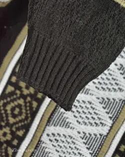 بافت وینتیج طرحدارمشکی