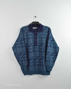 بافت وینتیج دکمه دار City