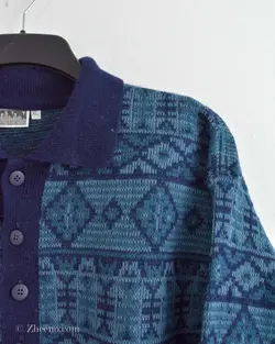 بافت وینتیج دکمه دار City