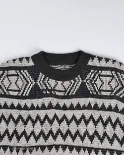 بافت وینتیج مشکی شیری