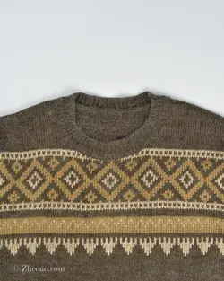 بافت وینتیج قهوه‌ای