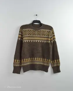 بافت وینتیج قهوه‌ای