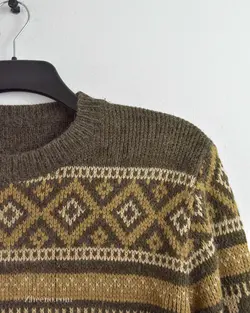 بافت وینتیج قهوه‌ای