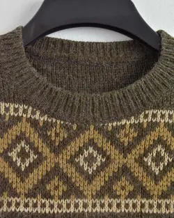 بافت وینتیج قهوه‌ای