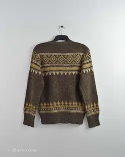 بافت وینتیج قهوه‌ای