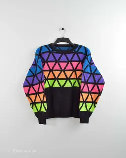 بافت وینتیج رنگارنگ