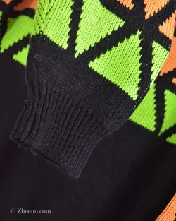 بافت وینتیج رنگارنگ