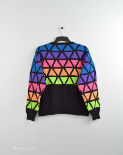 بافت وینتیج رنگارنگ