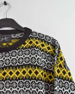 بافت وینتیج زردمشکی