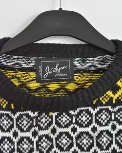 بافت وینتیج زردمشکی