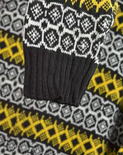 بافت وینتیج زردمشکی