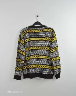 بافت وینتیج زردمشکی