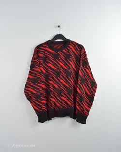 بافت وینتیج قرمز