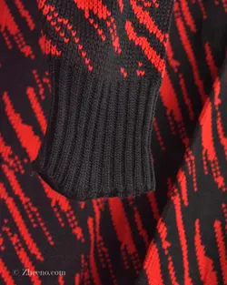 بافت وینتیج قرمز