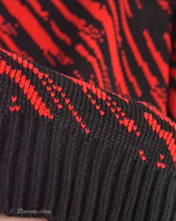 بافت وینتیج قرمز