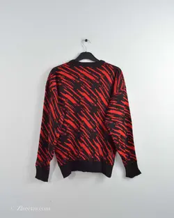 بافت وینتیج قرمز