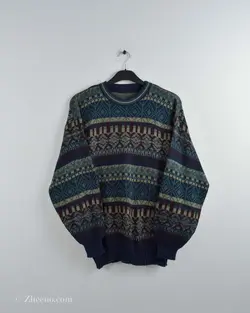 بافت وینتیج سورمه ای زرشکی