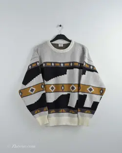 بافت وینتیج کرم بادمجانی