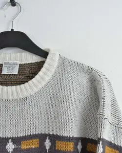 بافت وینتیج کرم بادمجانی