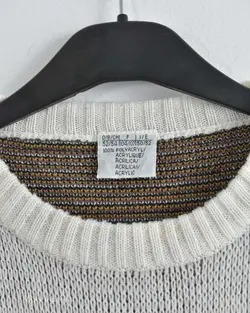 بافت وینتیج کرم بادمجانی