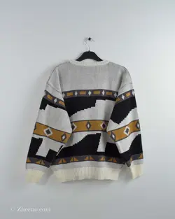 بافت وینتیج کرم بادمجانی