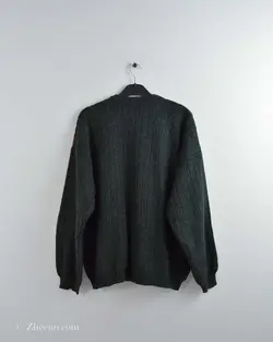 بافت وینتیج سبز رنگ طرح‌دار