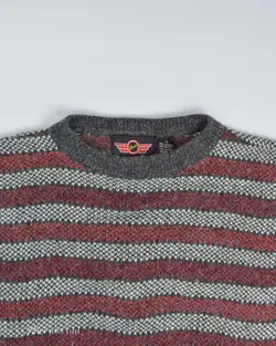 بافت وینتیج سه رنگ طرح‌دار