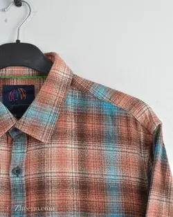 پیراهن پشمی چهارخانه