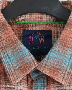 پیراهن پشمی چهارخانه