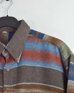 پیراهن پشمی قهوه ای