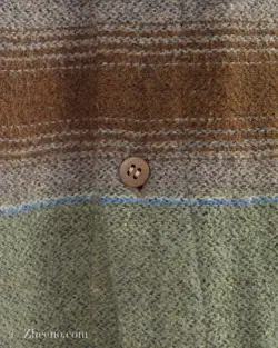 پیراهن پشمی قهوه ای