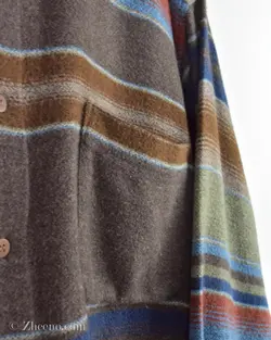 پیراهن پشمی قهوه ای