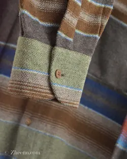 پیراهن پشمی قهوه ای